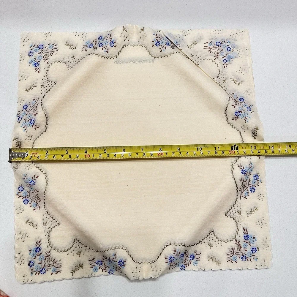 Gorgeous Vintage Floral Tissue Paper Napkin Handkerchief Sets Made in‎ Germany